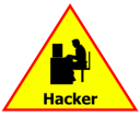 hacker sign